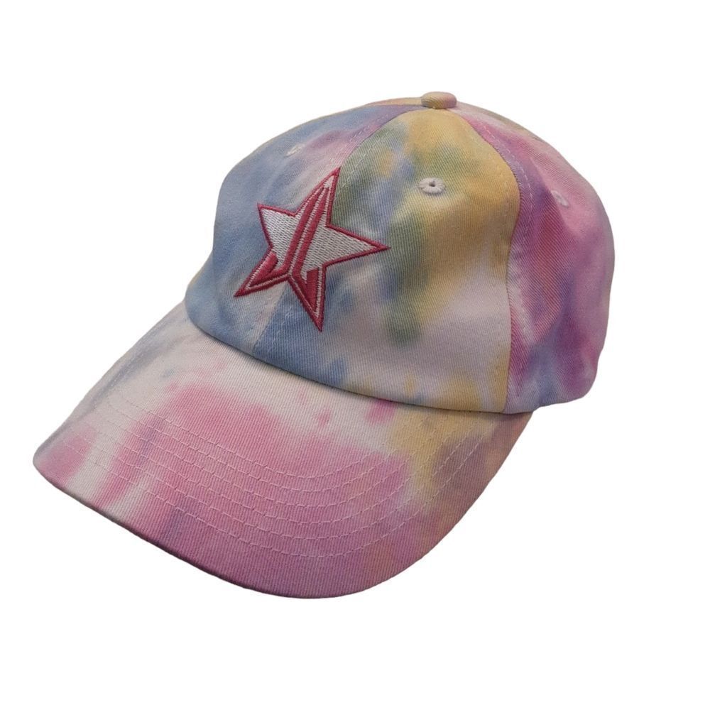 Jeffree Starr Baseball Cap‎ Iconic Pastel Tie-Dye Adjustable NEW